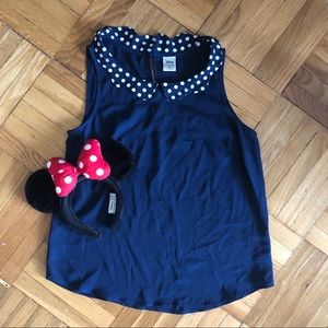 Lauren Conrad Minnie Mouse Blouse